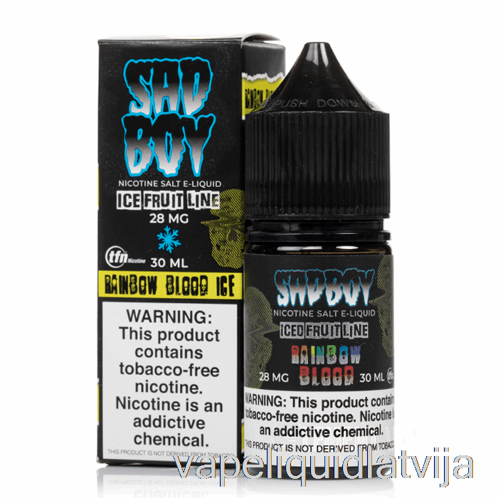 Ledus Varavīksnes Asinis - Sadboy Salts - 30ml 28mg Vape šķidrums